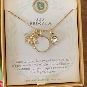 Spartina 449 Jewelry - Spartina Just Bee-Cause Necklace: 18 kt gold Spartina 449 Jewelry - Spartina Just Bee-Cause Necklace: 18 kt gold